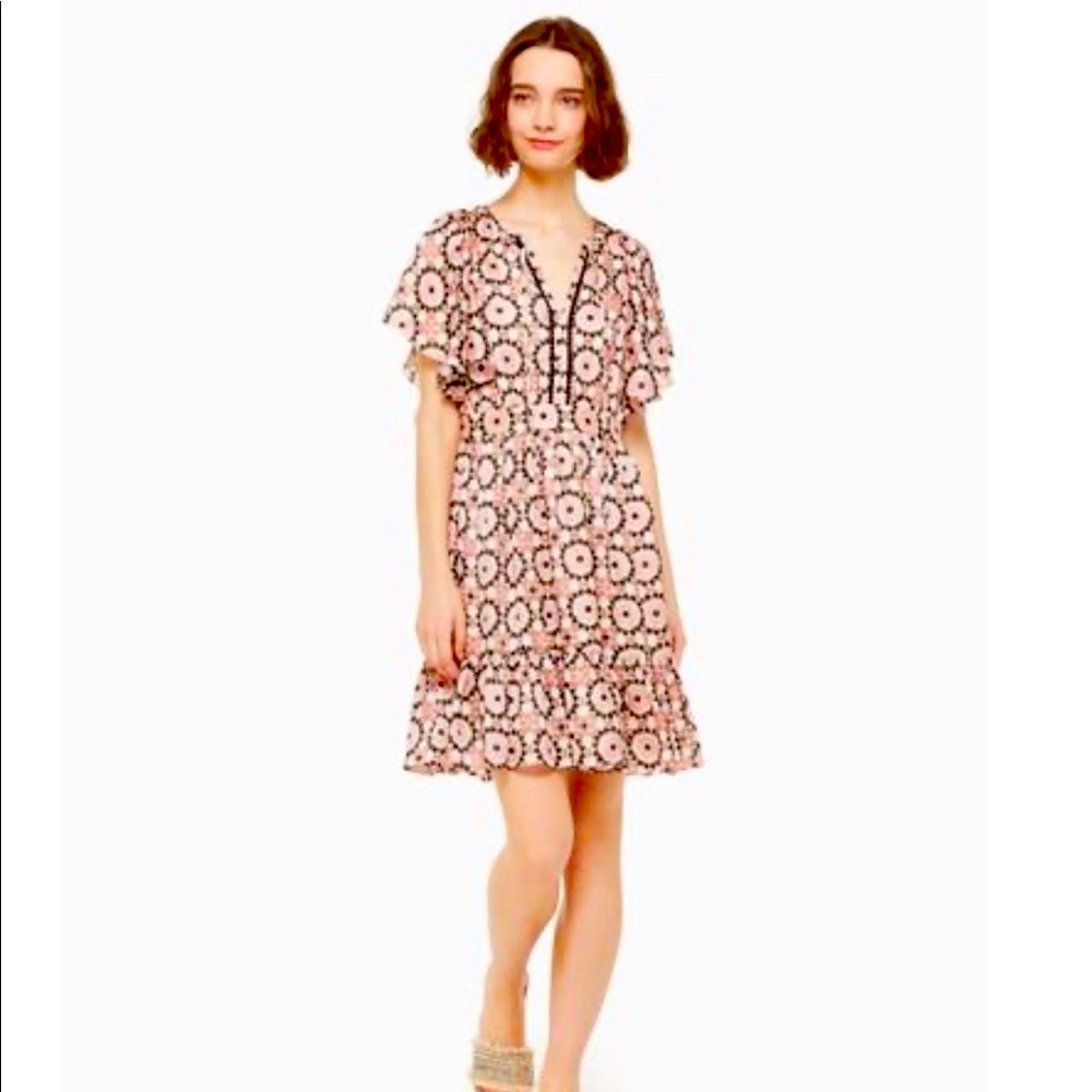 Kate Spade By the pool flora mosaic dress
